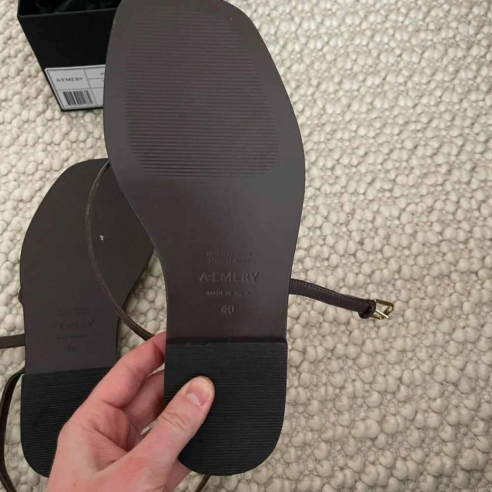 A.Emery Lucia Sandals Walnut